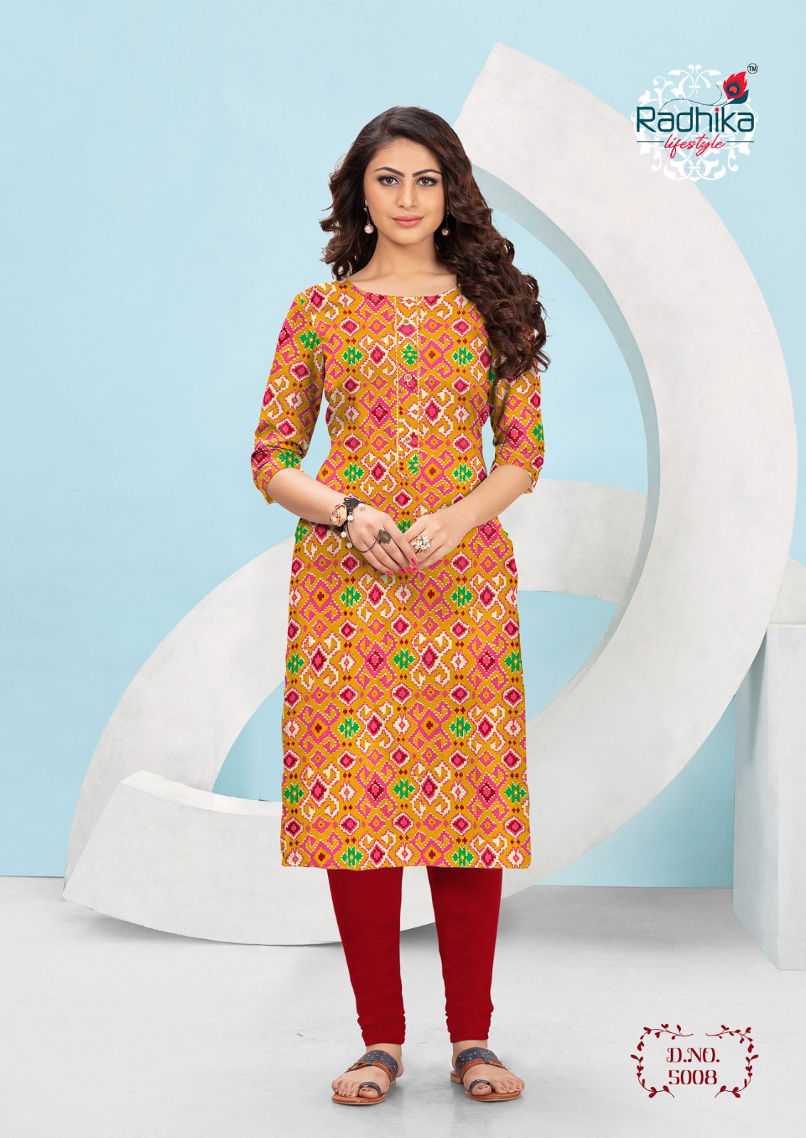 Traditional Vol 5 By Radhika Cotton Kurtis Catalog